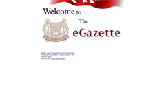 Desktop Screenshot of egazette.com.sg