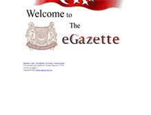 Tablet Screenshot of egazette.com.sg